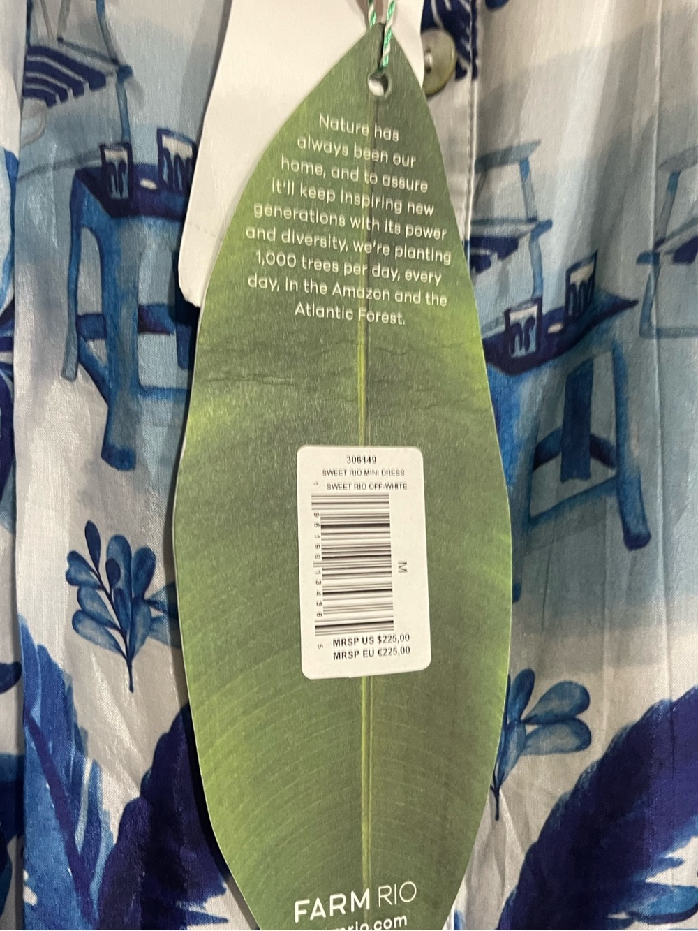 Farm Rio | NWT! Sweet Rio Mini Dress Size: Medium - Picture 7 of 10